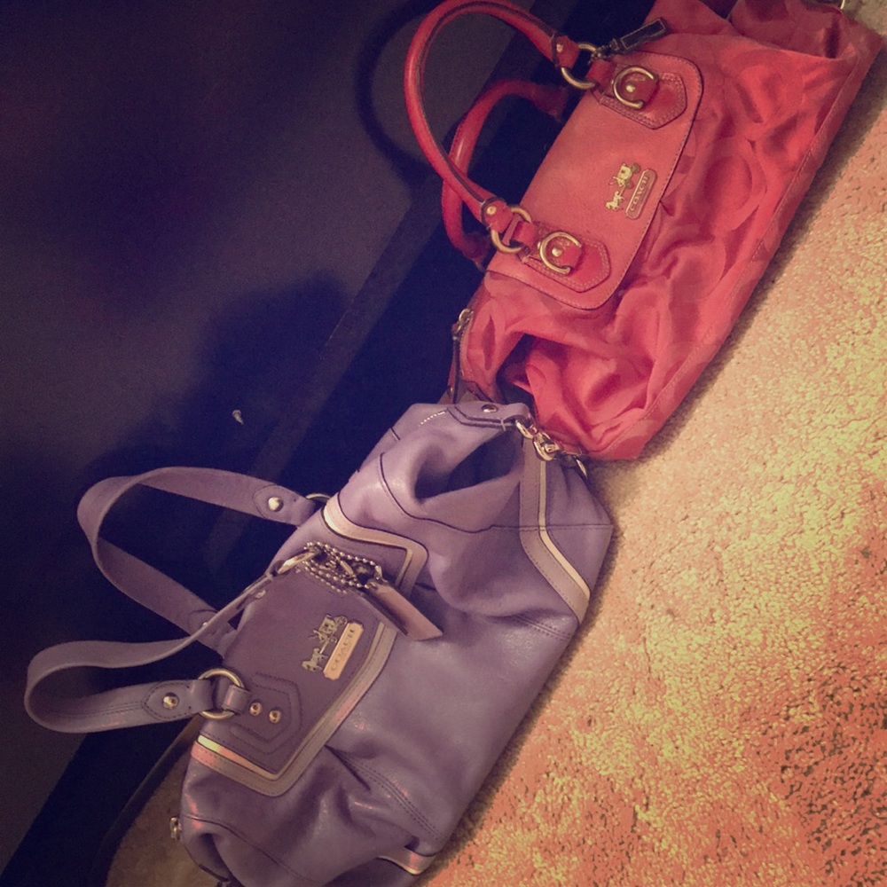 Two for one! Two Real Coach Purses